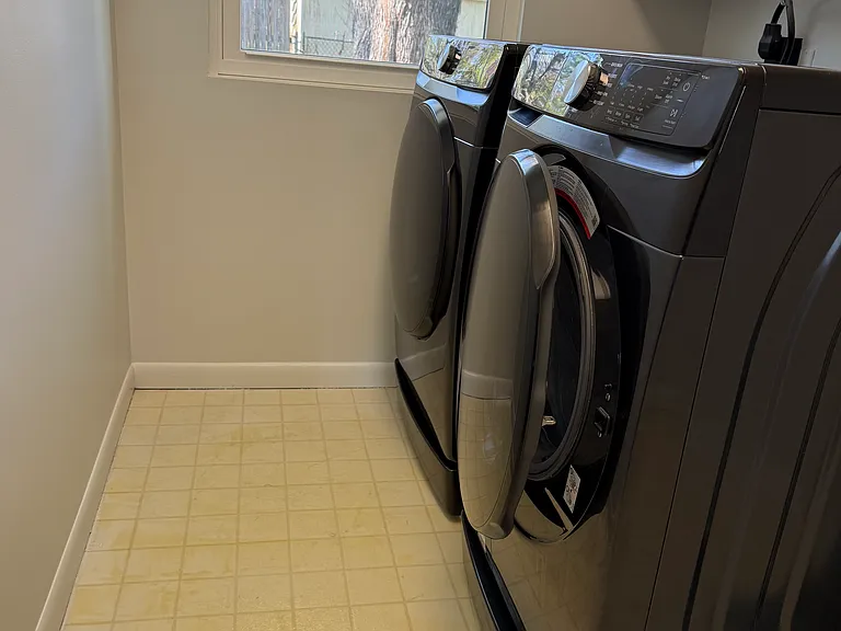 laundry off the living room