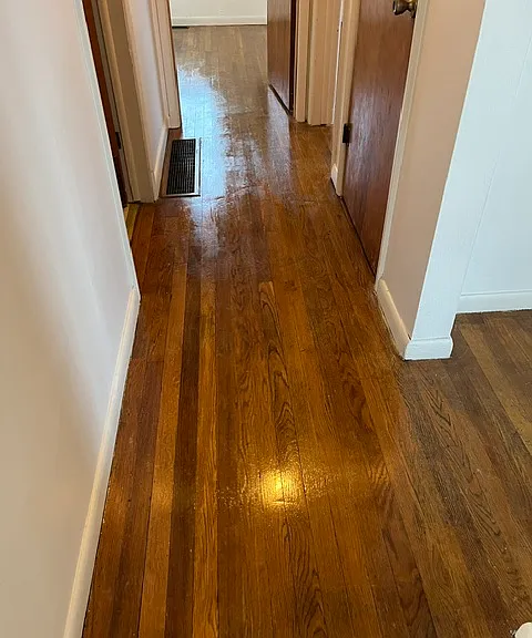 Hallway leading to bedrooms