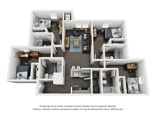 Floor plan D1 Floor Plan - Limited Availability