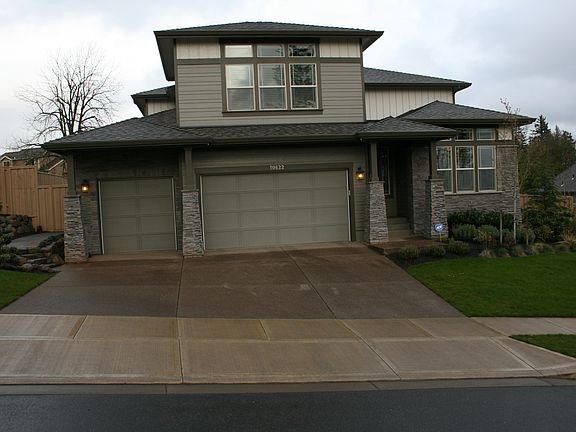 Front of house in the winter