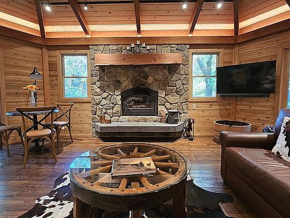 View from your leather couch