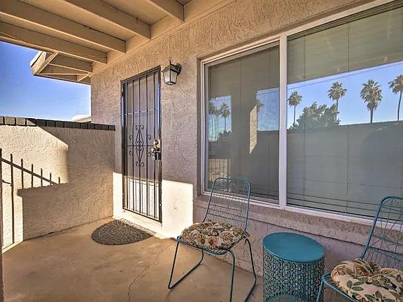 front patio and door