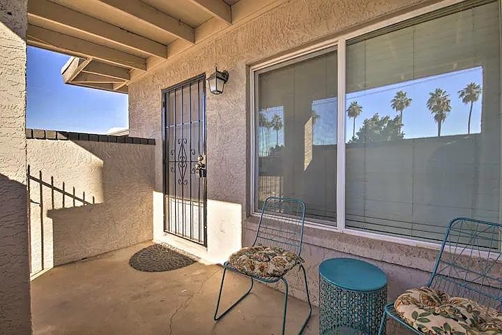 front patio and door