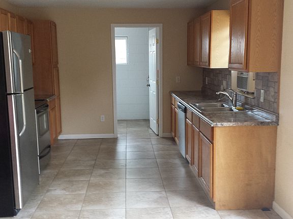 Kitchen with laundry room off of kitchen