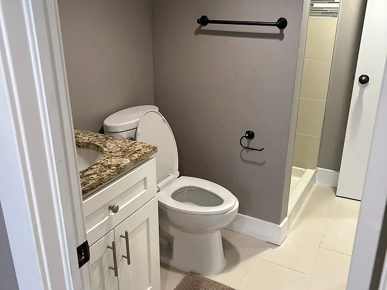 Basement bathroom