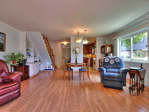 Gleaming laminate floors