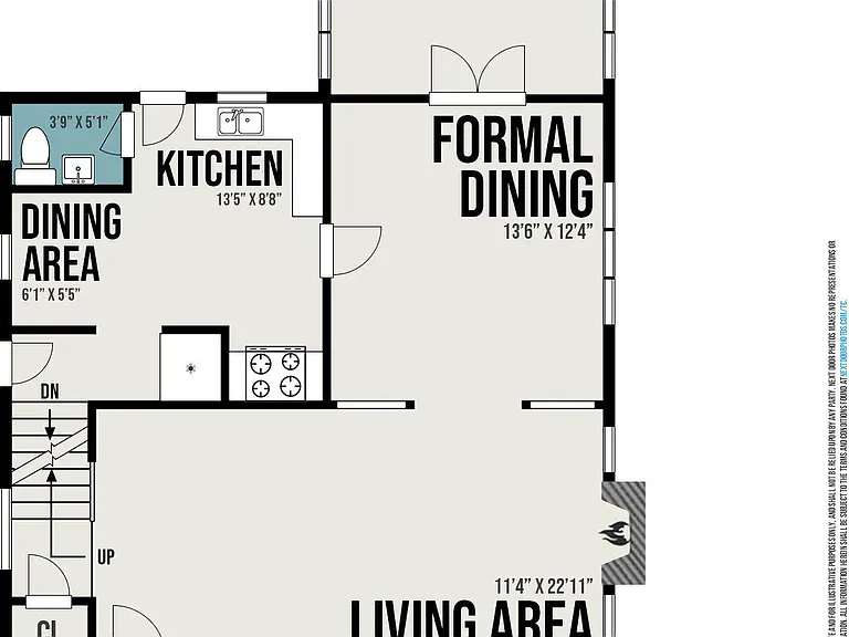 The study/office doubles as a main floor bedroom.