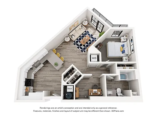 Floor plan Still Tide - B1.E