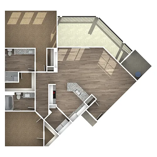 Floor plan Pecan