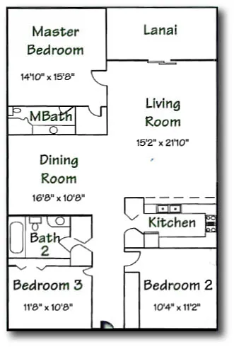Floor plan 3 bedroom