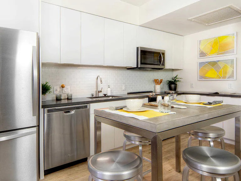 Kitchen with Caesarstone Countertops