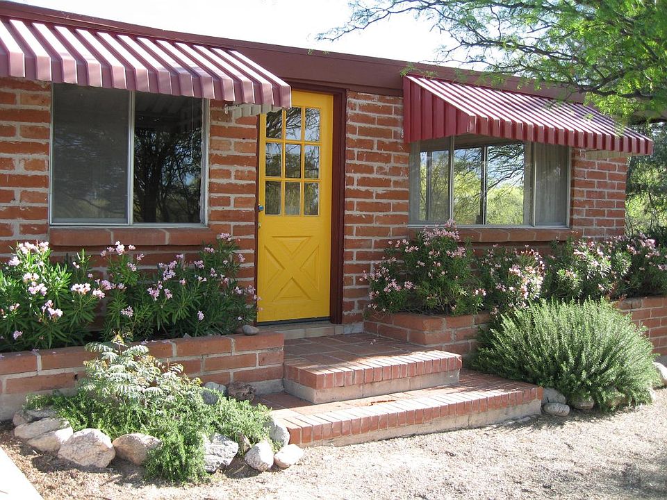front of cottage