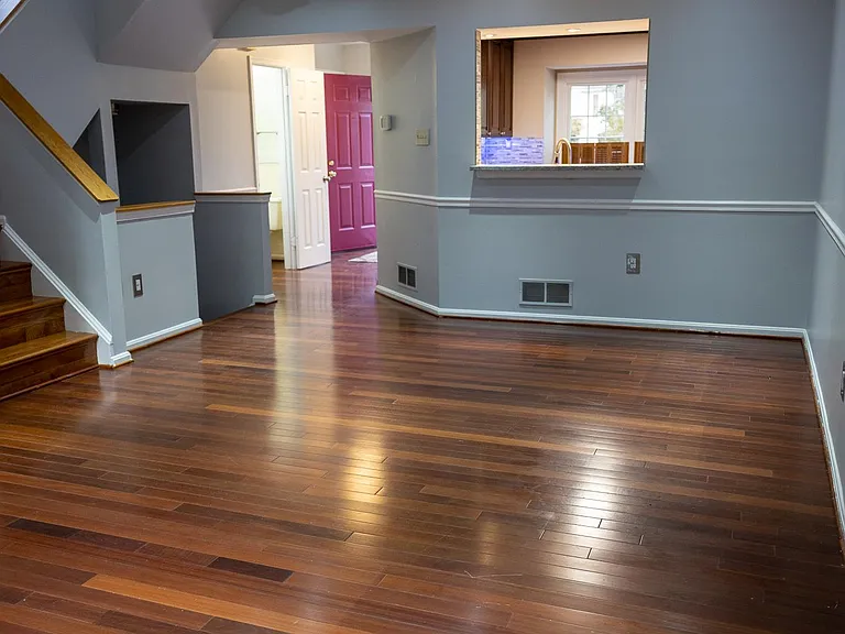 Family and dining area. Main level ceiling has dimmable recessed led lighting.
