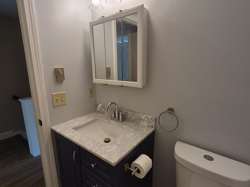 New bathtub, vanity and toilet