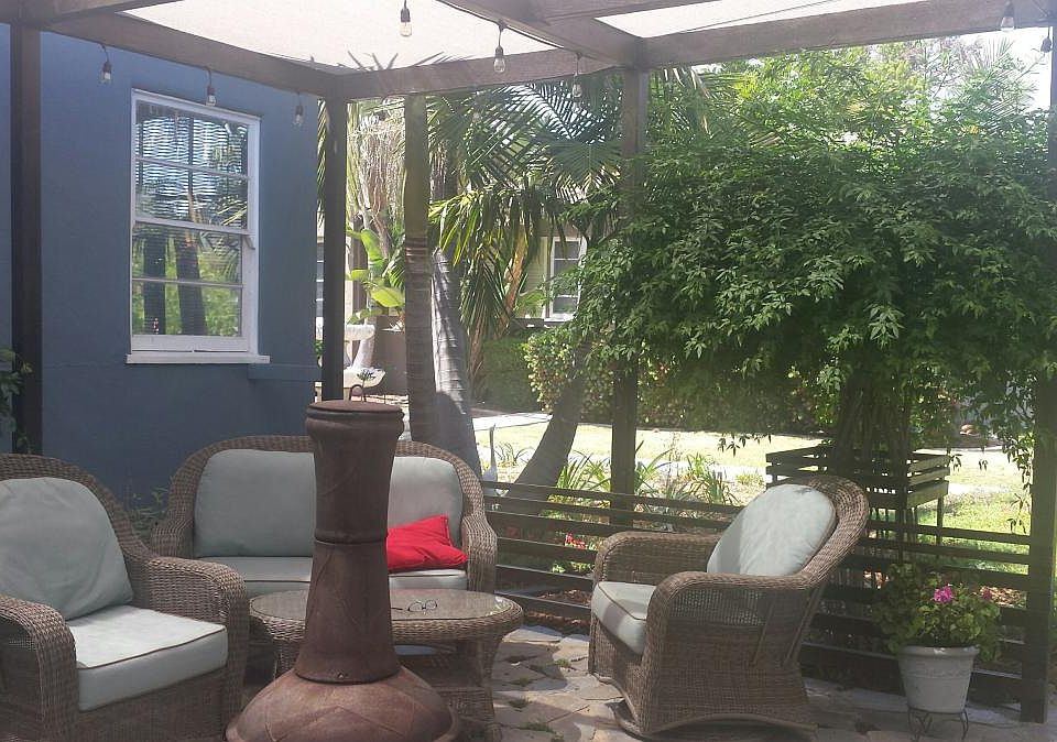 Garden area