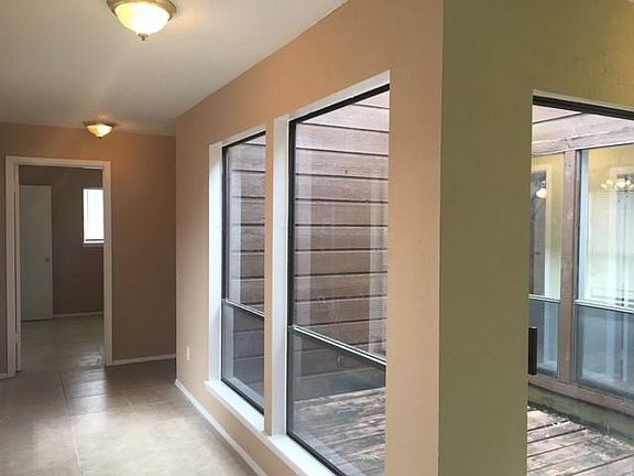 entry way with view of atrium