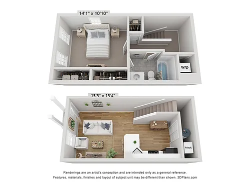 Floor plan Bentley I Town - R