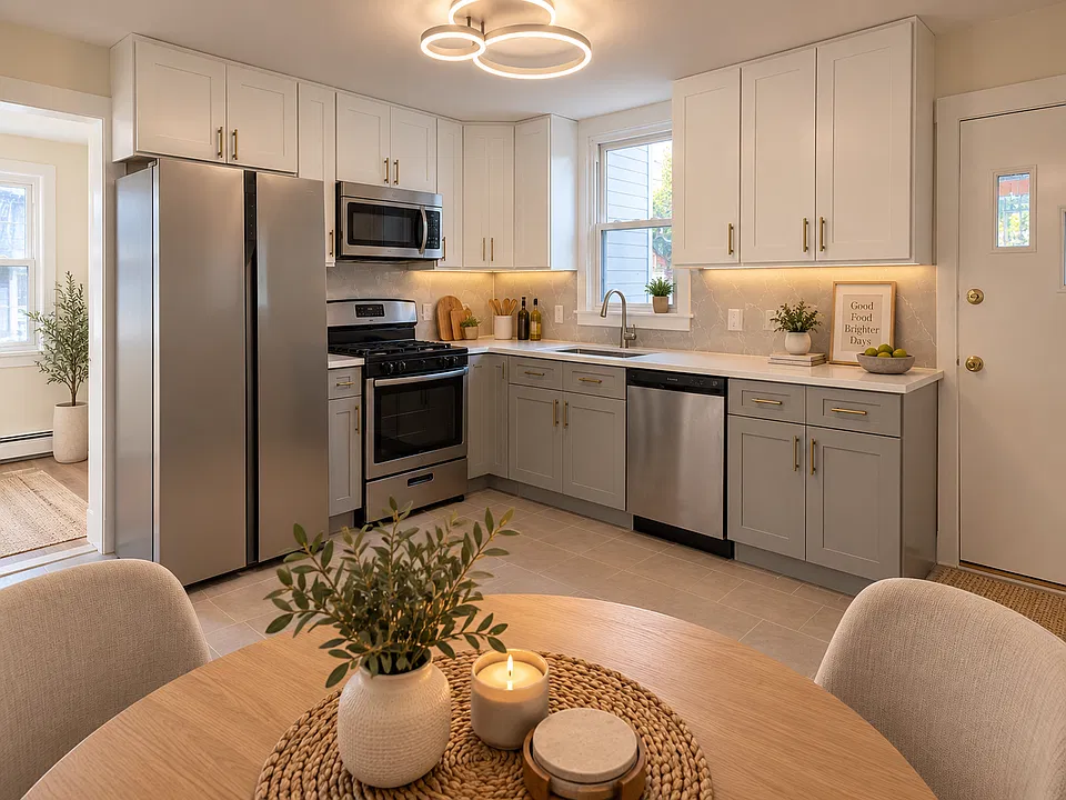 Kitchen - Digitally Staged