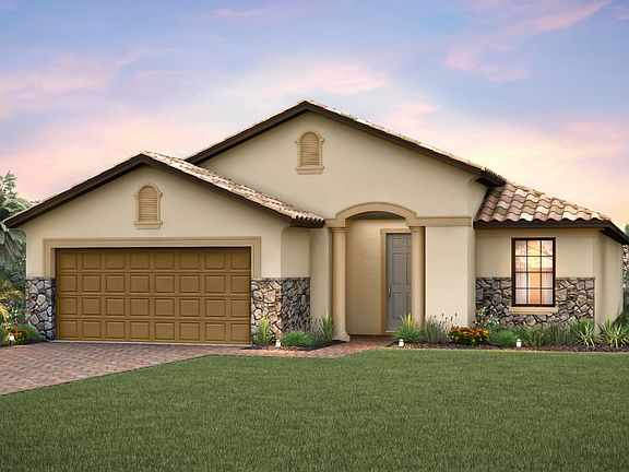 Home Exterior FM2B with decorative stone detail