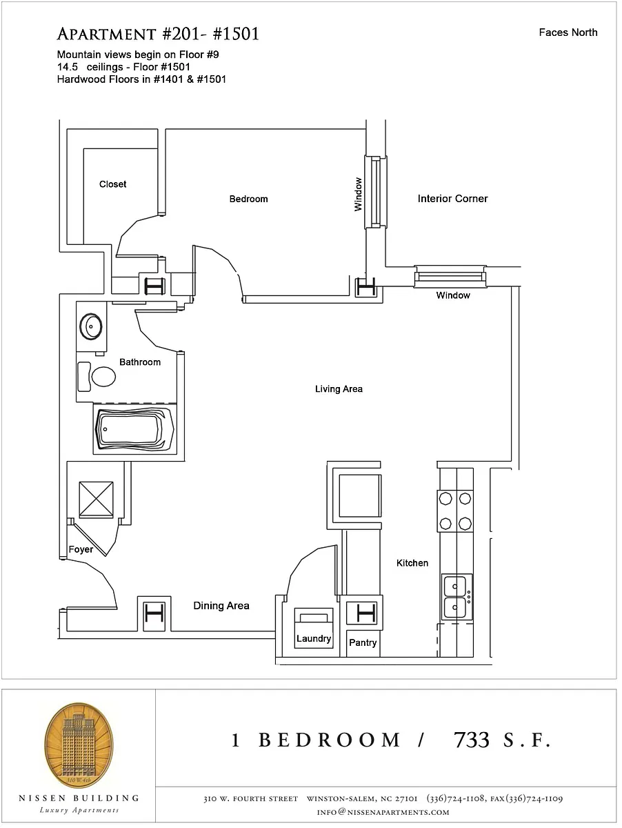 Floor plan Lookout