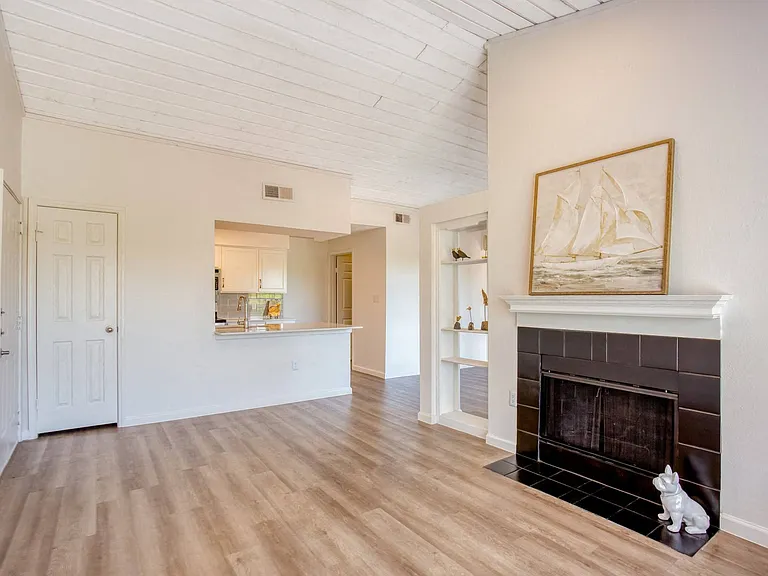 Renovated flooring and updated apartment interiors