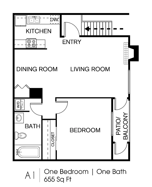 Floor plan A1R