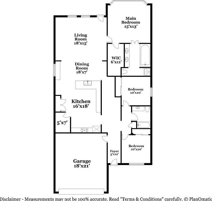 3 bed, 2.0 bath, 1553 sqft, $1,685 — Photo 2