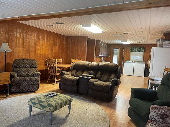 <p>Living room and kitchen</p>