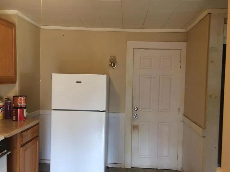 Kitchen with new granite counter tops