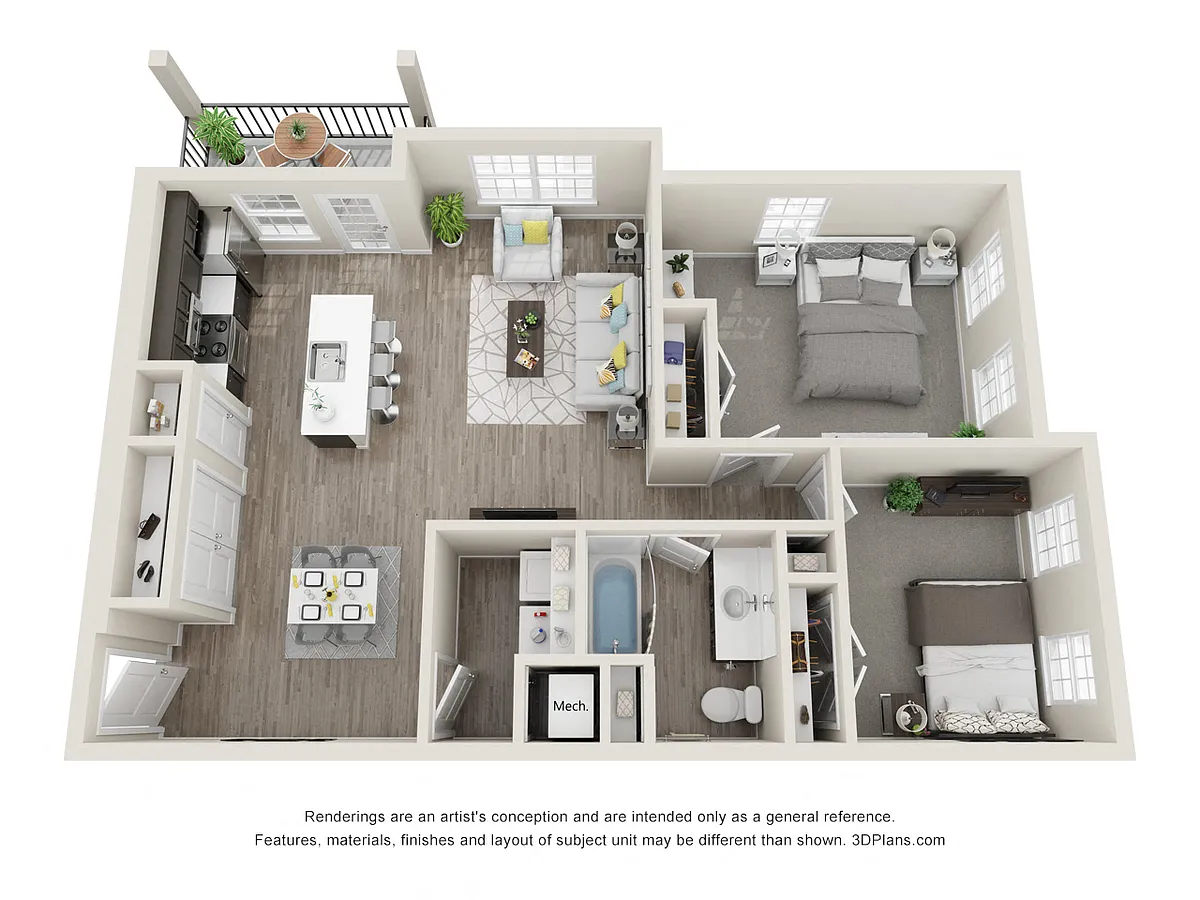Floor plan Hickory