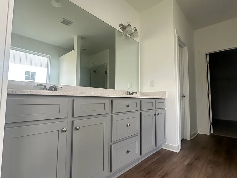 Owner's suite double vanity