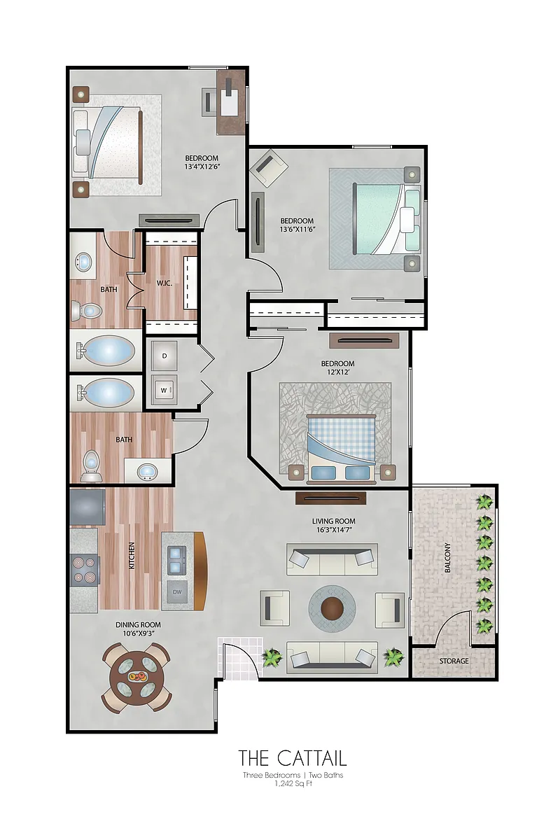 Floor plan The Galveston