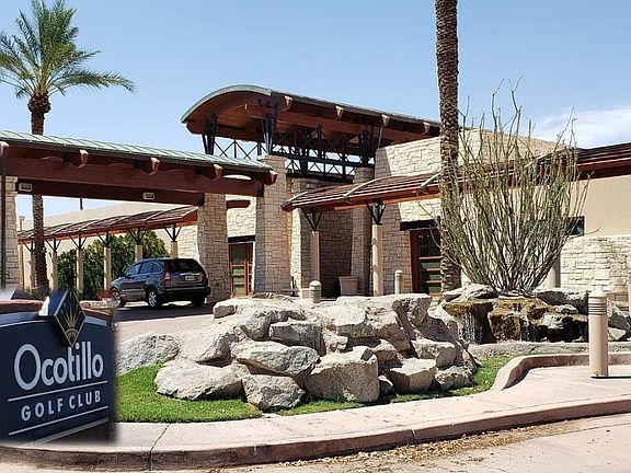 Entrance of Ocotillo Clubhouse