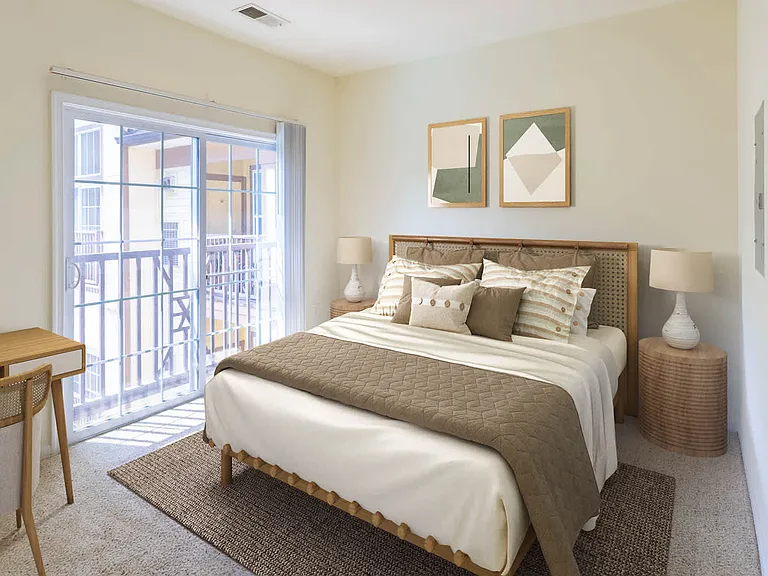 Carpeted Bedroom