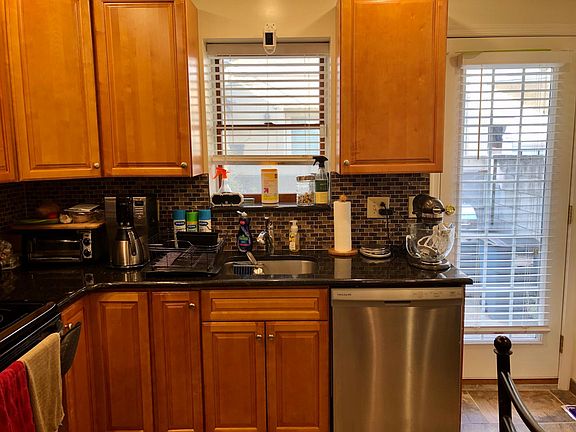 Kitchen and back yard door