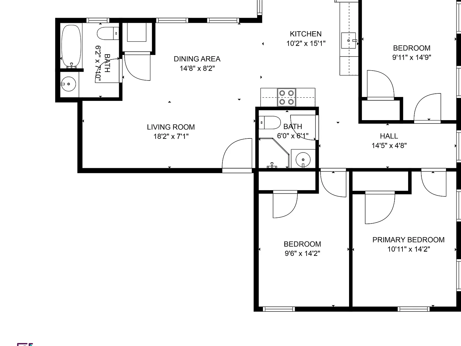3 bed, 1012 sqft, $2,675 — Photo 4