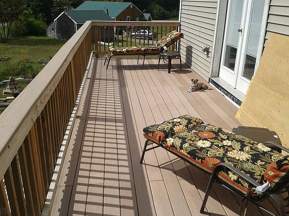 deck off the bedroom