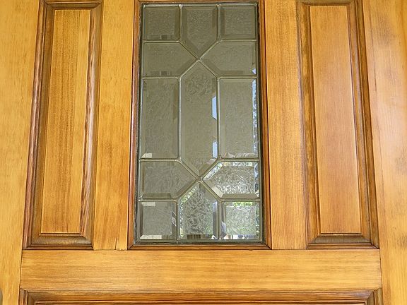 Stained glass entry door!