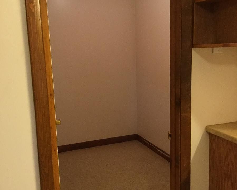 Kitchen showing into laundryroom