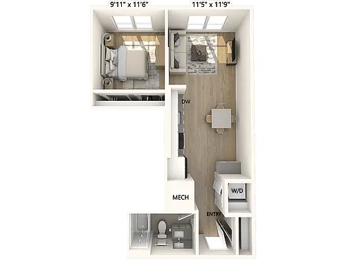 Floor plan A12 - Design Collection I