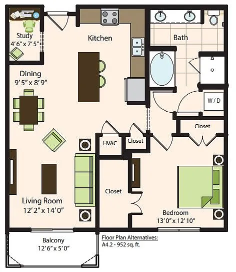 Floor plan A42