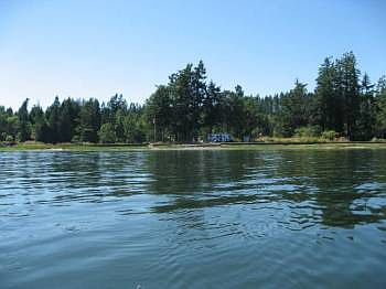 Pickering Passage side-high tide-Full width of property