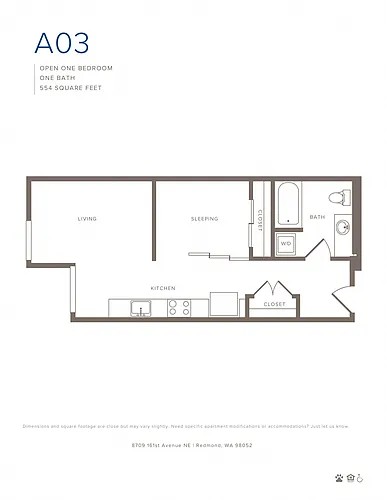 Floor plan A03