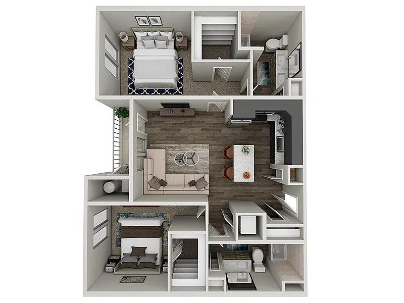 Floor plan 2X2-1113