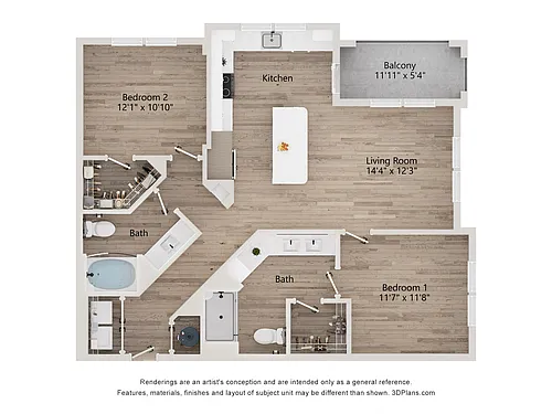 Floor plan B2