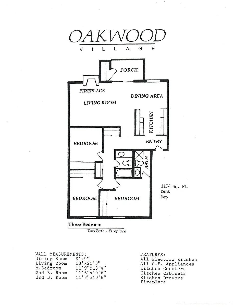 Floor plan 3X2