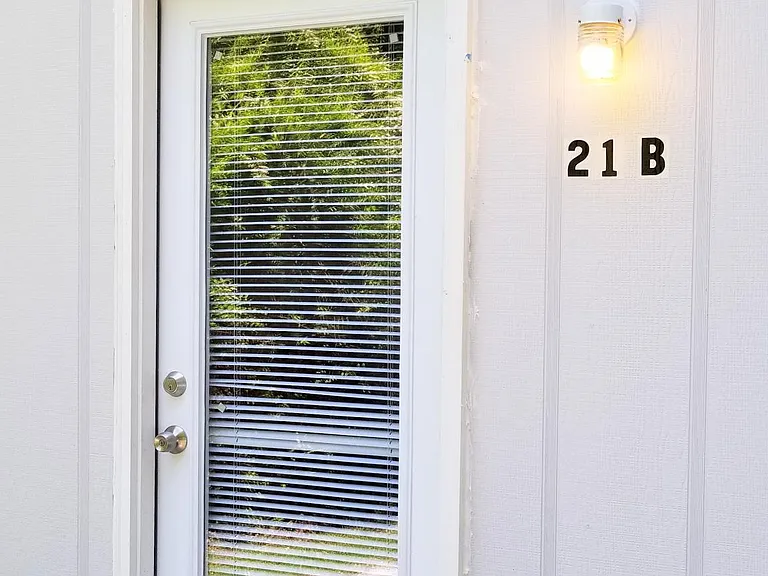 Private entrance.
