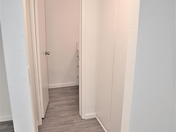 Downstairs bath and storage