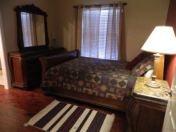 Bedroom 2 with wood floors