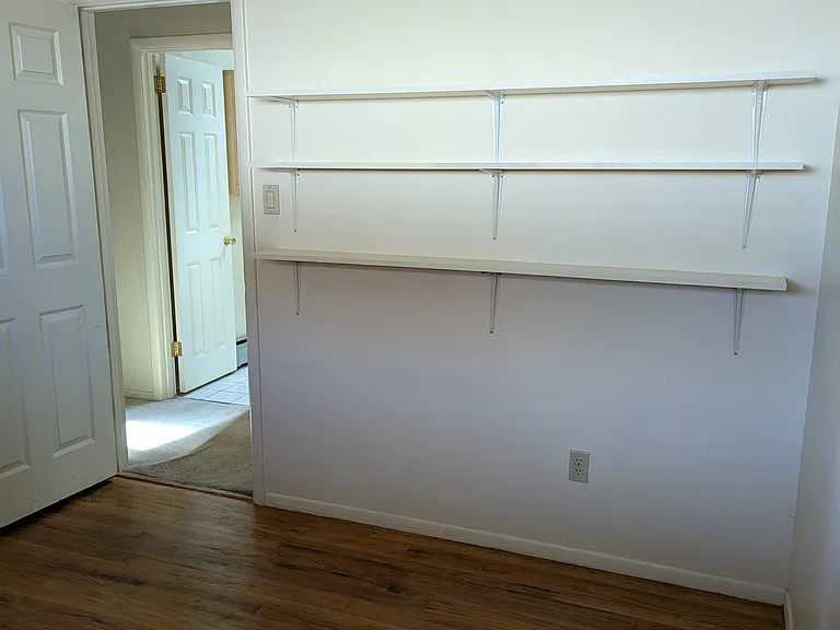 Shelves in 2nd bedroom.